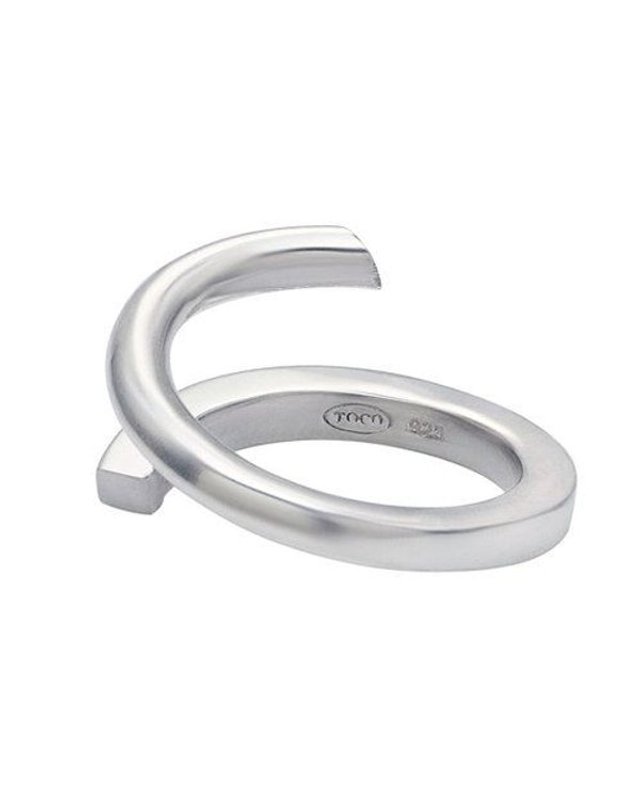 토코 [갤러리아] 토코 TOCO 925 Silver Square Ring 실버반지 착용컷