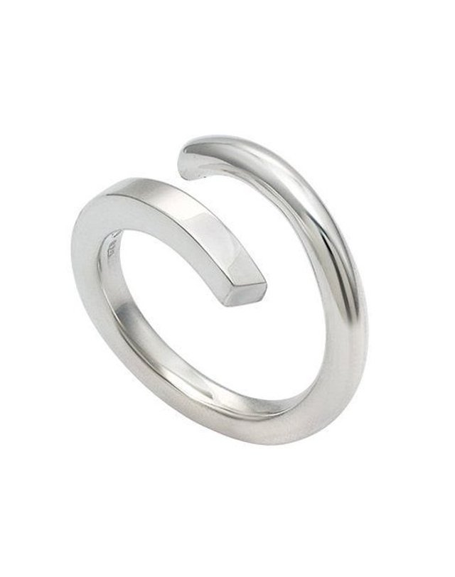 토코 [갤러리아] 토코 TOCO 925 Silver Square Ring 실버반지 착용컷