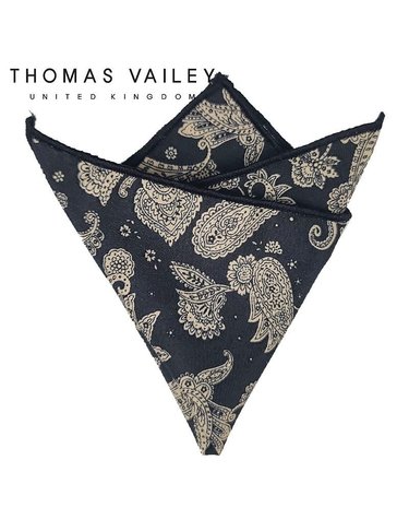 [갤러리아] [THOMAS VAILEY] 토마스베일리 행커치프 - 페르시안 블랙