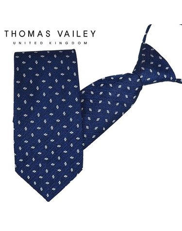 [갤러리아] [THOMAS VAILEY] 토마스베일리 자동/지퍼넥타이-티프레이 네이비 7.5cm