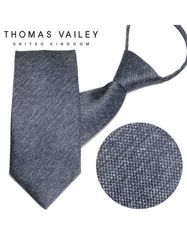 [갤러리아] [THOMAS VAILEY] 토마스베일리 자동/지퍼넥타이-폴링 그레이 8cm