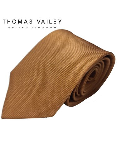 [갤러리아] [THOMAS VAILEY] 토마스베일리 실크넥타이-요거트 오렌지 8.5cm