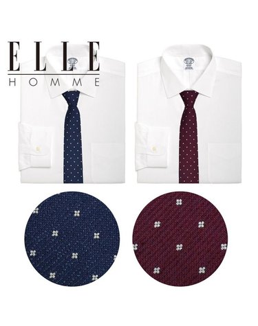 [갤러리아] [ELLE HOMME] 엘르옴므 혼주/상견례 넥타이 세트 지퍼/자동 마타리