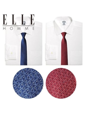 [갤러리아] [ELLE HOMME] 엘르옴므 혼주/상견례 넥타이 세트 지퍼/자동 웨딩데이
