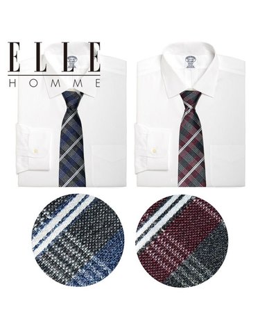 [갤러리아] [ELLE HOMME] 엘르옴므 혼주/상견례 넥타이 세트 지퍼/자동 프라하