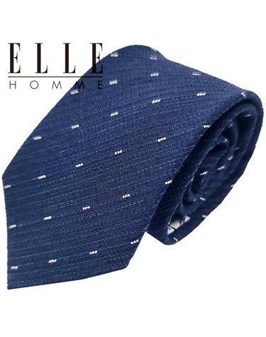 [갤러리아] [ELLE HOMME] 엘르옴므 실크 넥타이 - 푸르미 네이비 7.5cm