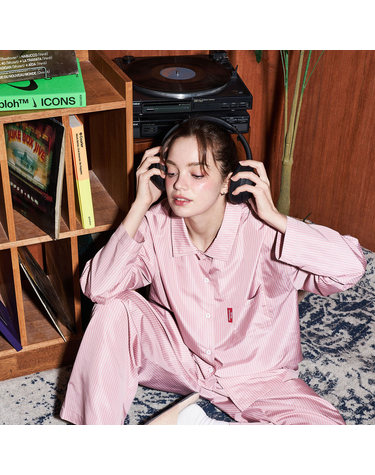 furless pajamas 퍼리스 스트라이프 파자마 (pink)