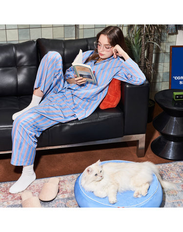 furless pajamas 퍼리스 스트라이프 파자마 (blue)