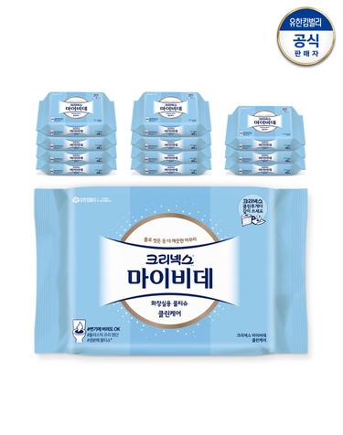 크리넥스 마이비데 클린케어 46매 x 12팩