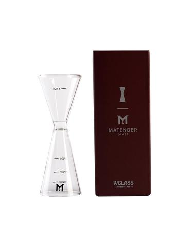 마텐더 칵테일 지거 30ml/45ml 양면 투명 유리지거 계량컵