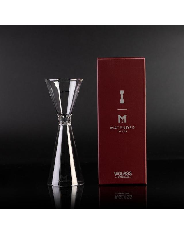 마텐더 마텐더 칵테일 지거 30ml/45ml 양면 투명 유리지거 계량컵 착용컷