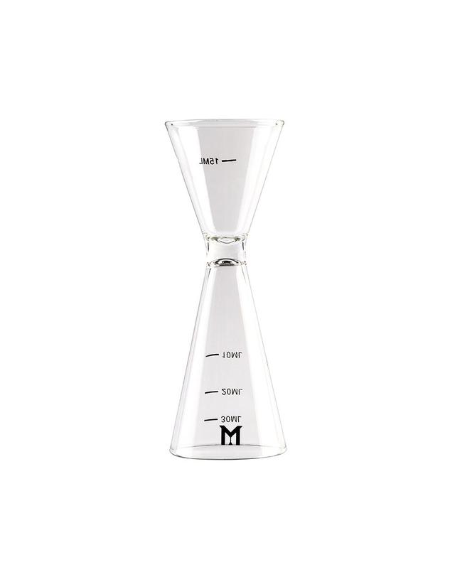 마텐더 마텐더 칵테일 지거 30ml/45ml 양면 투명 유리지거 계량컵 착용컷