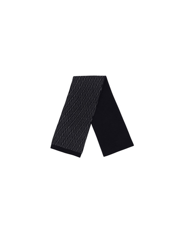 [갤러리아] 니트 기하학 패턴 투웨이 쁘띠 머플러 네이비 ( AMAFAMF402-49 )