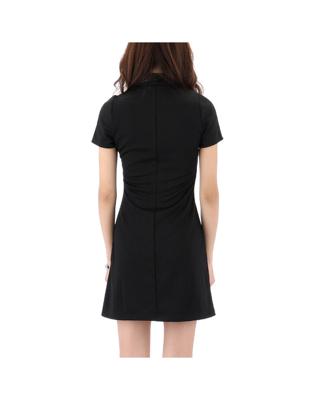 쿠레주 [명품] 25FW 꾸레쥬 INTERLOCK 트랙 수트 원피스 325JRO686JS0250 BLACK 진한 그레이 착용컷