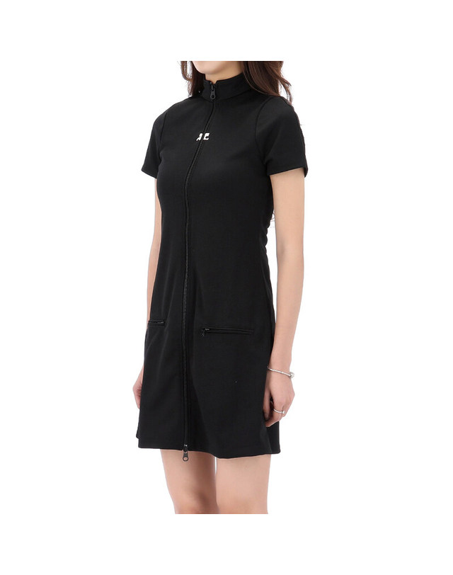 쿠레주 [명품] 25FW 꾸레쥬 INTERLOCK 트랙 수트 원피스 325JRO686JS0250 BLACK 진한 그레이 착용컷