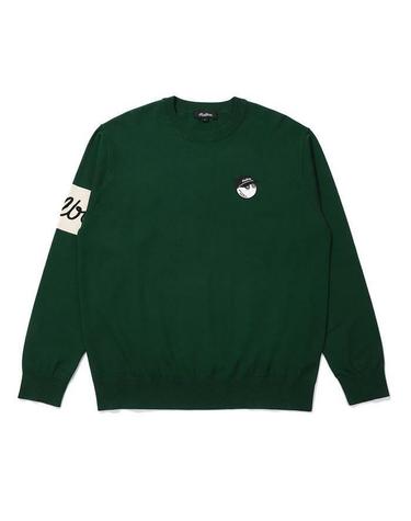 [명품] 말본골프 데니 버킷 기본 라운드 스웨터 M5121PKT01GRN