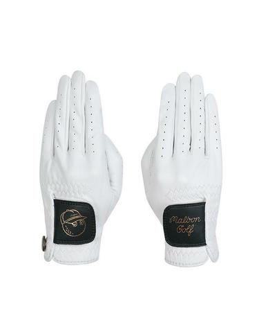 [명품] 말본골프 여성 스냅형 볼마커 양손 장갑 WHTIE M5342PGL04WHT
