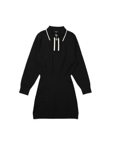 [명품] 말본골프 니트 카라 원피스 BLACK M5112LOP31BLK