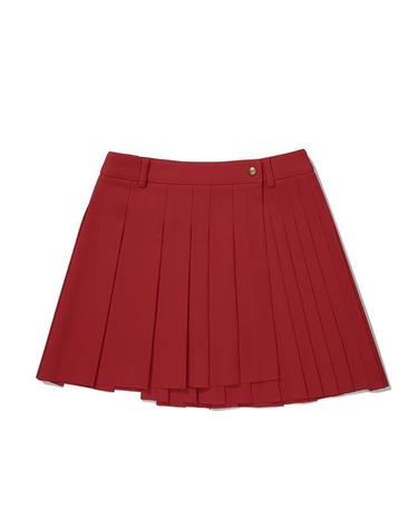 [명품] 말본골프 언발란스 플리츠 스커트 RED M5322PSK17RED