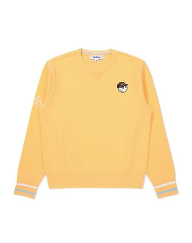 [명품] 말본골프 버킷 포인트 베이직 라운드 니트 MUSTARD M5322PKT15MUS