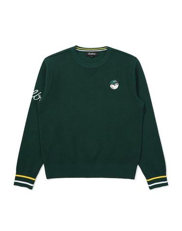 [명품] 말본골프 버킷 포인트 베이직 라운드 니트 GREEN M5322PKT15GRN