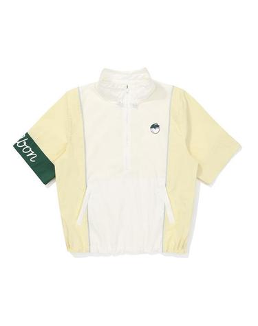 [명품] 말본골프 컬러 블럭 반팔 아노락 LEMON YELLOW M5322PJK14LEM
