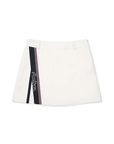 [명품] 말본골프 A라인 사이드 슬릿 스커트 OFF WHITE M5322PHP11OWT