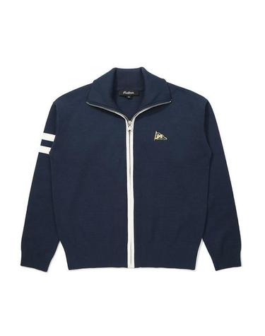 [명품] 말본골프 여성 니트 집업 가디건 네이비 M6122PKO11NVY