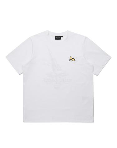 [명품] 말본골프 YACHT CLUB 유니 라운드 티셔츠 화이트 M6123PRS02WHT