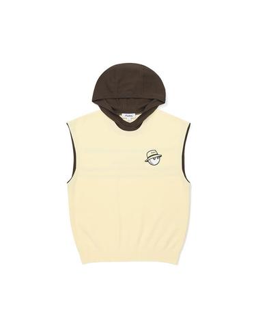 [명품] 말본 세미오버 니트 베스트 YELLOW M6122PKV12YEL