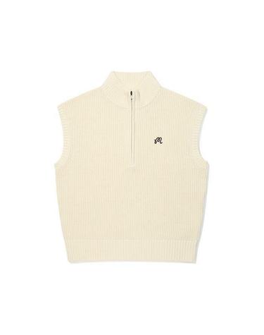 [명품] 말본 IVA 세미 루즈핏 니트 베스트 CREAM M6112LKV10CRM