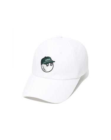 말본골프 [명품] 말본 뉴 베이직 버킷 볼캡 WHITE M6143PCP71WHT