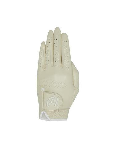 [명품] 말본 M 자수 로고 왼손 장갑 IVORY M6143PGL01IVY