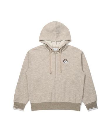 [명품] 말본 니트라이크 하프집업 후드 맨투맨 BEIGE M6122PFS11BEI