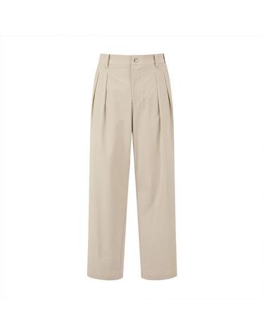 [명품] 말본 투턱 세미 와이드 팬츠 LIGHT BEIGE M6121PPT08LBE