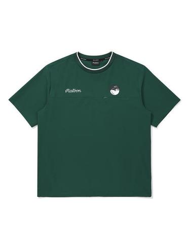 [명품] 말본골프 넥 티핑 포인트 반팔 피스테 GREEN M6221PPI80GRN