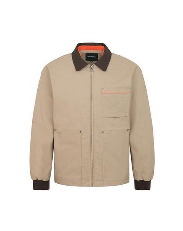 [명품] 말본골프 카라 배색 트러커 자켓 BEIGE M6121LJK01BEI