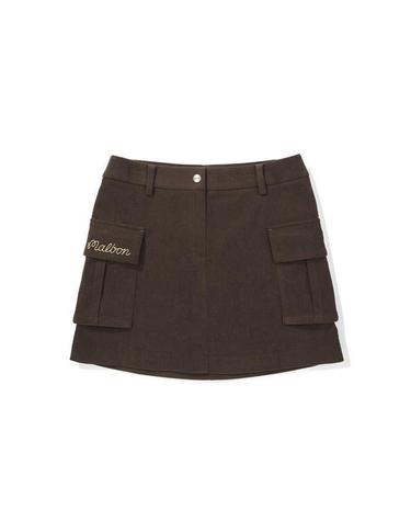 [명품] 말본골프 카고 코듀로이 스커트 BROWN M5322PSK19BRN