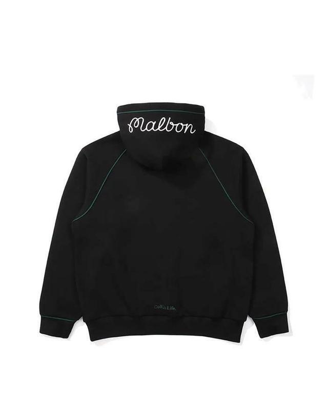 말본골프 [명품] 말본골프 에어리 후드 티셔츠 M4121PFS05BLK BLACK 착용컷
