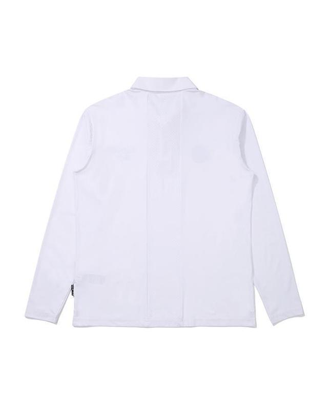 말본골프 [명품] 말본골프 버킷 아이스 벤틸 테크 티셔츠 M5221PTL42WHT 밝은 그레이 착용컷