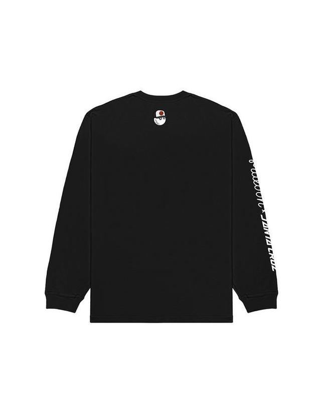 말본골프 [명품] 말본골프 긴팔 라운드 티셔츠 BLACK M5311LRL03BLK 착용컷