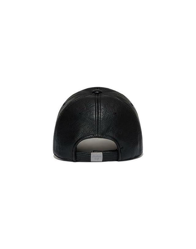 말본골프 [명품] 말본골프 말본 레더 볼캡 BLACK M5343PCP07BLK 네이비 착용컷