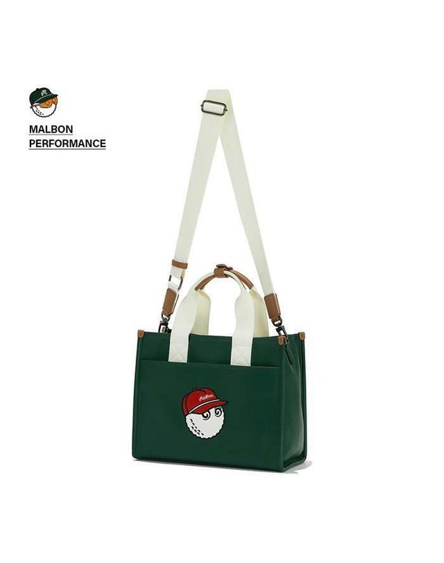 말본골프 [명품] 말본골프 뉴베이직 데일리 파우치 GREEN M5342WBG05GRN 카키 착용컷