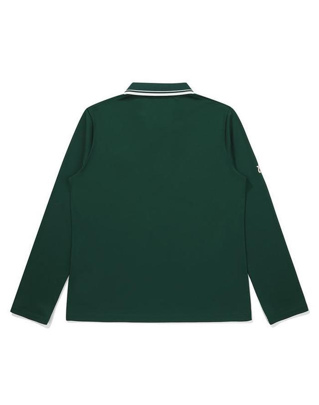 말본골프 [명품] 말본골프 슬림핏 카라 피케 티셔츠 GREEN M5322PTL12GRN 네이비 착용컷
