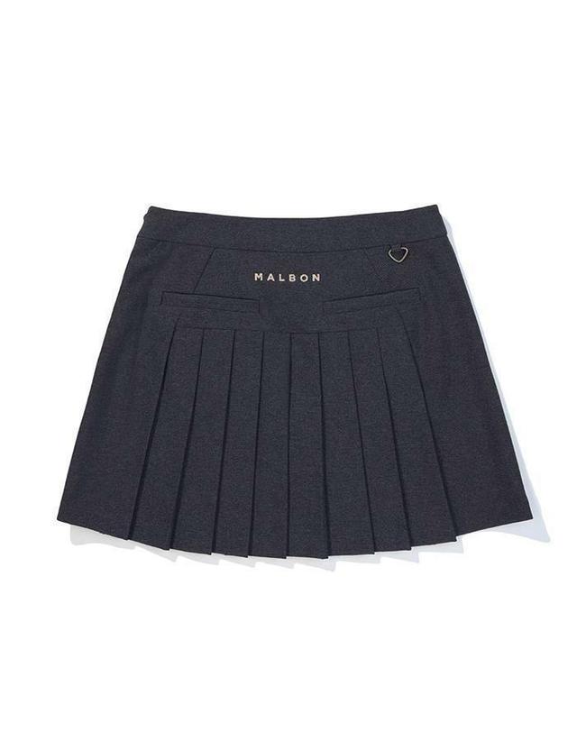 말본골프 [명품] 말본골프 캐주얼 플리츠 스커트 DENIM M5322PSK14DNM 네이비 착용컷