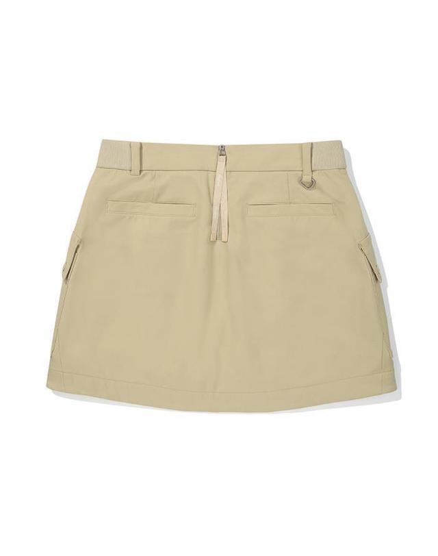 말본골프 [명품] 말본골프 캐주얼 카고 스커트 BEIGE M5322PSK13BEI 아이보리 착용컷