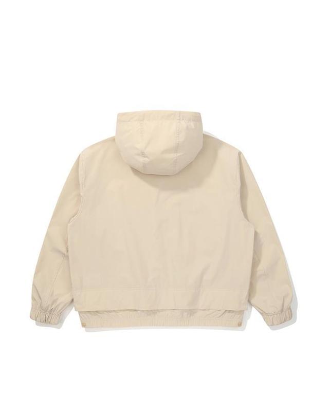 말본골프 [명품] 말본골프 아웃포켓 캐주얼 후드 자켓 LIGHT BEIGE M5322PJK15BGL 아이보리 착용컷