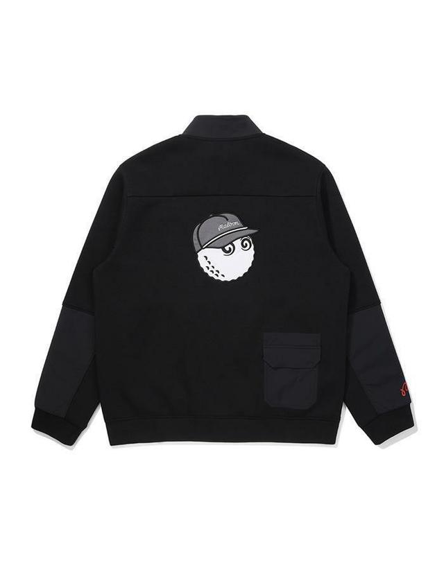 말본골프 [명품] 말본골프 에어리 풀집업 자켓 BLACK M5321PJK04BLK 네이비 착용컷