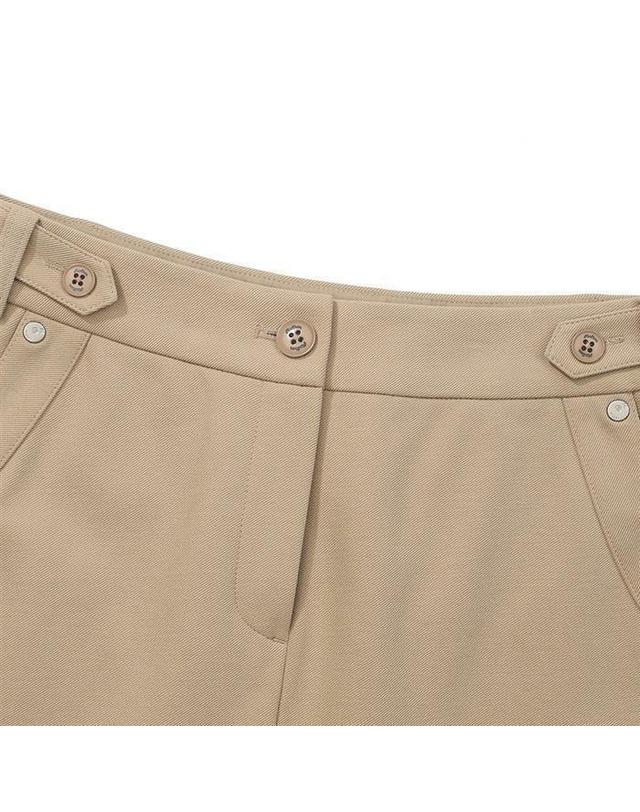 말본골프 [명품] 말본골프 여성 백플리츠 A라인 스커트 베이지 M6122PSK13BEI 밝은 그레이 착용컷