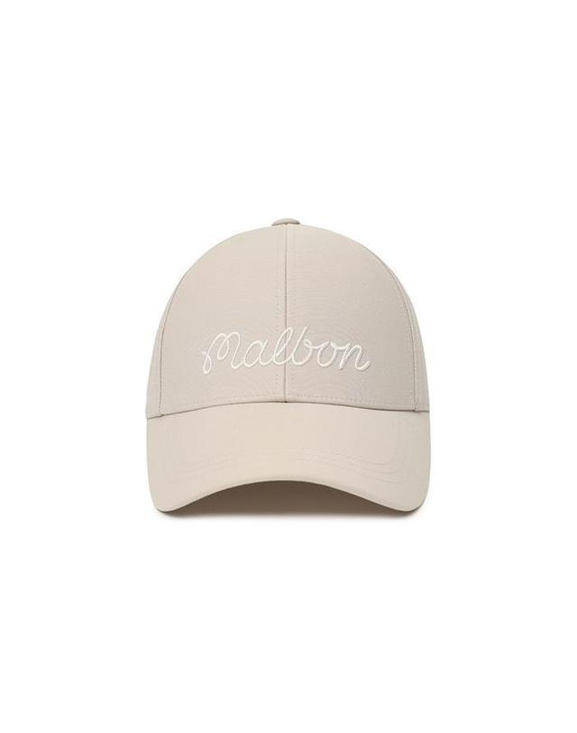말본골프 [명품] 말본 사이드 패널 볼마커 볼캡 BEIGE M6141PCP05BEI 아이보리 착용컷